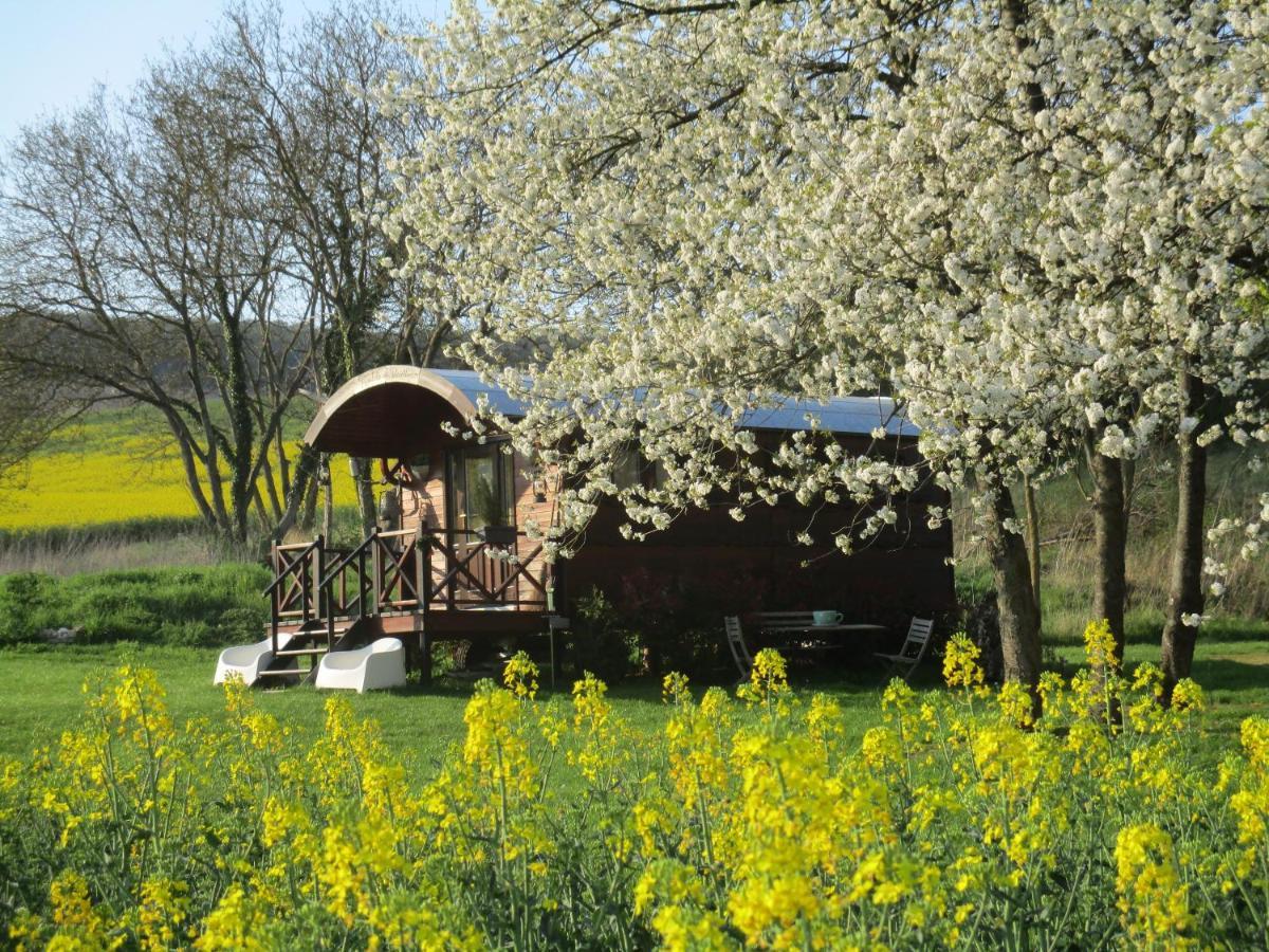 Roulotte Panoramique Du Moulin Bed & Breakfast Chatillon-sur-Marne Ngoại thất bức ảnh